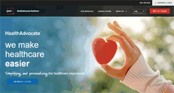 Desktop Screenshot of healthadvocate.com