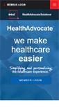 Mobile Screenshot of healthadvocate.com